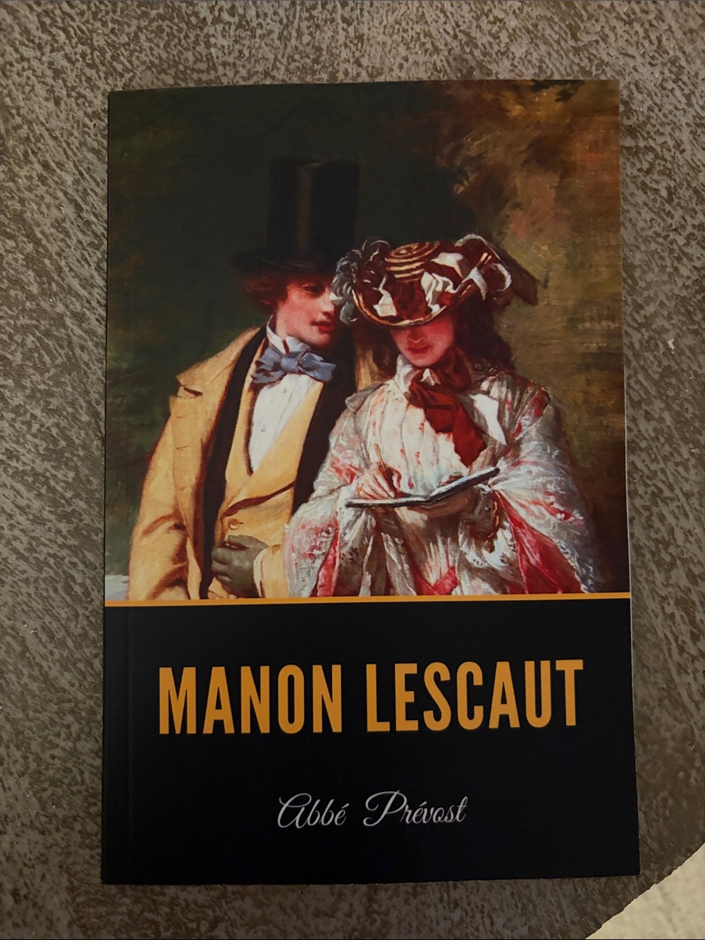 Manon Lescaut by Abbé Prévost - Black & Gold Cover